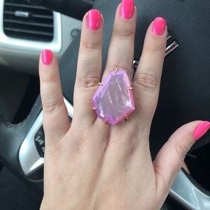 Kendra Scott pink cocktail ring